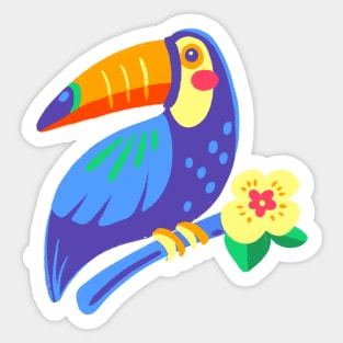 Tropical Toucan Sticker